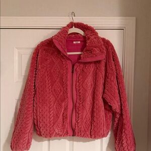 Cozy Pink Teddy Jacket for Women